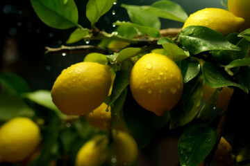 lemons on tree