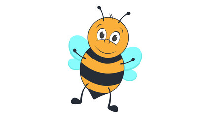 funny bee cartoon