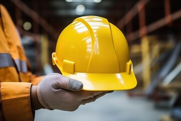 Construction worker concept. AI Generated.