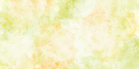 Yellow  watercolor. Background .Yellow watercolor background for your design, watercolor background concept, vector.