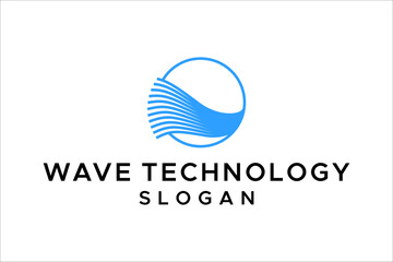 a symbol of technological waves with an optical feel