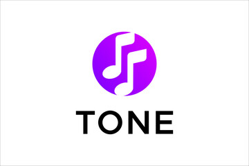 music icon with gradient colors for recording companies