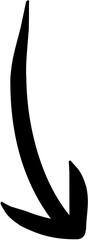 Hand drawn arrow