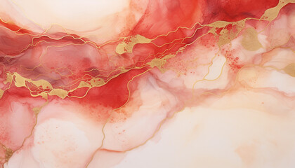 Luxury abstract fluid art painting background alcohol ink technique