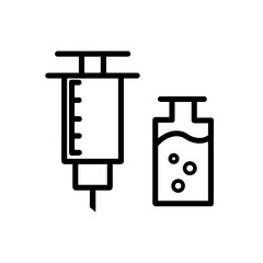 Syringe and Medicine Icon