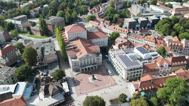 Drohnenaufnahmen Weimar in Th&uuml;ringen im Herbst