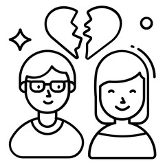 Trendy vector design of breakup