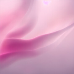 Obraz premium abstract pink background with waves - White and pink background - Pink abstract - Curves and lines - Generative AI