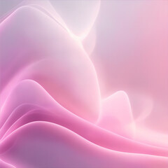 Fototapeta premium abstract background - White and pink background - Pink abstract - Curves and lines - Generative AI