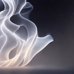 Fototapeta premium abstract background with smoke - Gray background - Smoke flame gray - Generative AI