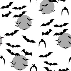 Halloween seamless pattern