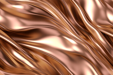 Fototapeta premium Luxury smooth elegant rose gold silky background