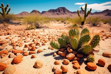 Desert cactus plant
