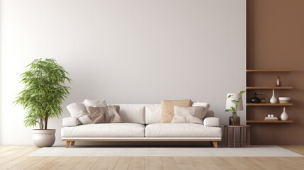 living room interior - generative ai
