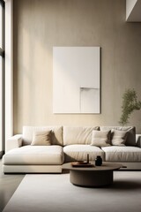 modern living room - generative ai