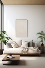 modern living room - generative ai