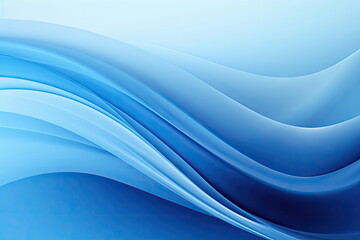 Obraz premium Smooth blue background abstract gradient