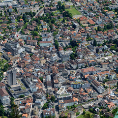 Fototapeta na wymiar Interlaken town