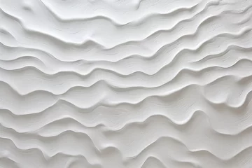 Foto op Plexiglas close-up shot of a white drywall with visible texture © altitudevisual