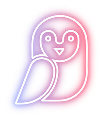 Set of Halloween neon