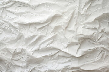 white crinkled paper texture background