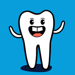 Cartoon tooth