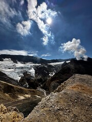 landscape with sky and clouds