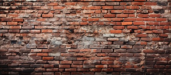 Fototapeta premium Brick wall as backdrop