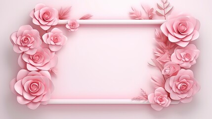 Thank you frame, frame for photos, 3d photo frame. pink frame for photos or images or pictures and in 3d shape.