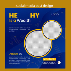 modern social media post design.