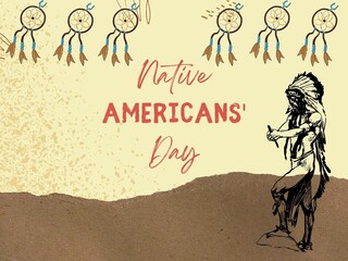 Fototapeta na wymiar Native American DAY 