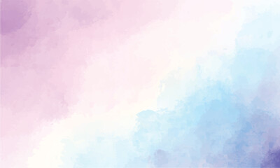 Blue and purple watercolor Background - obrazy, fototapety, plakaty