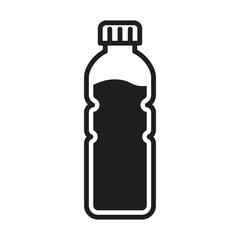 Bottle icon vector on trendy style for design and print.