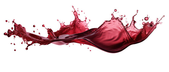 red wine splash