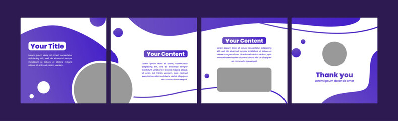 creative carousel template for instagram posts