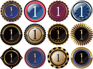 エンブレム12種セット　文字あり