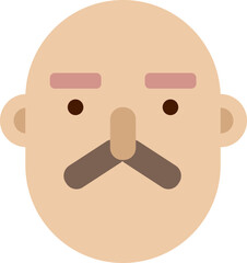 Illustrated face of sir