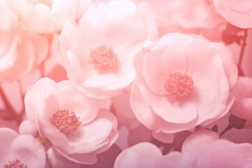 Soft foucs of sweet roses in pastel pink color texture for background, Generative AI