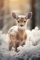 Baby Dear In the snow 