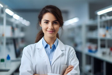 portrait of a female pharmacist