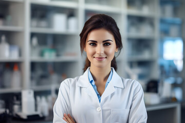 Fototapeta premium portrait of a female pharmacist