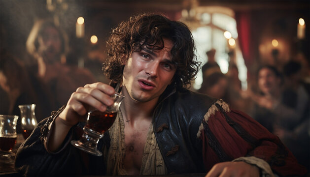 in the style of a realistic black and white pencil ske 