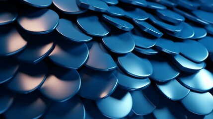 blue background metal pattern.Generative AI