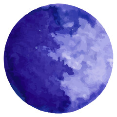 Watercolor shapes dots. Watercolors blobs. Colorful watercolor hand painted circles. Round stains