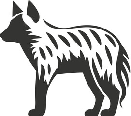 Striped hyena icon