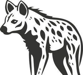 Spotted hyena icon
