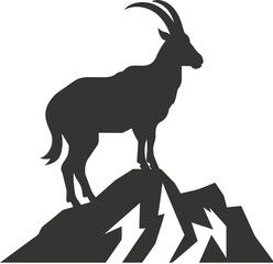 Mountain goat icon