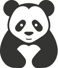 Giant panda icon