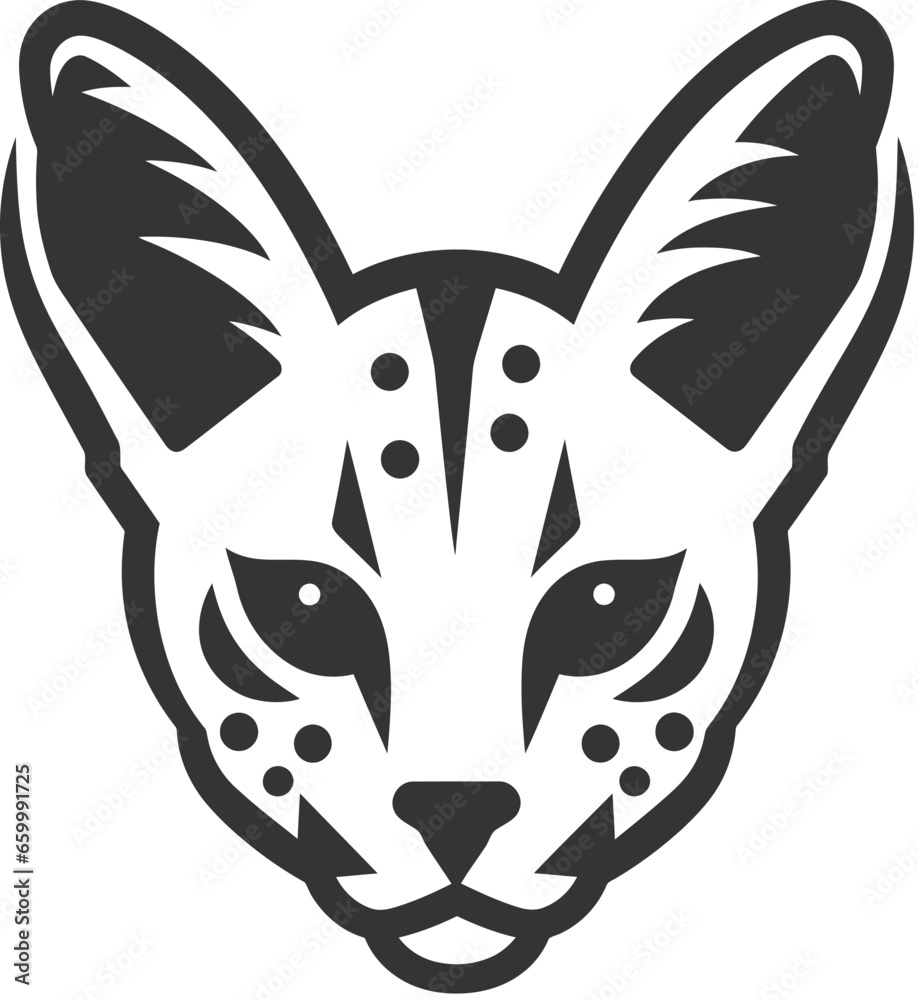 Canvas Prints Serval icon