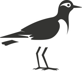 Lapwing bird icon